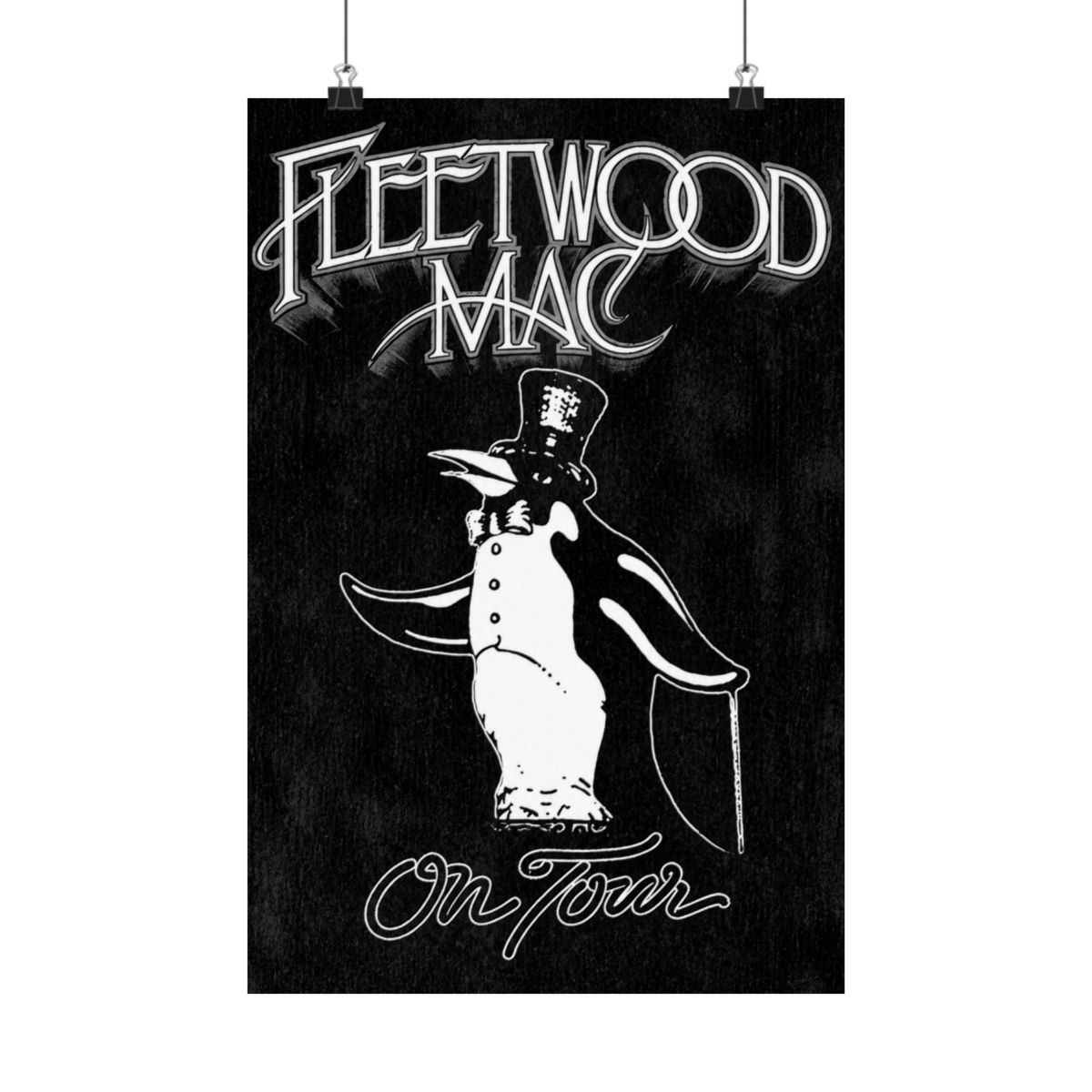 Fleetwood Mac Beveled Penguin Poster - alternate angle 3, merchandise