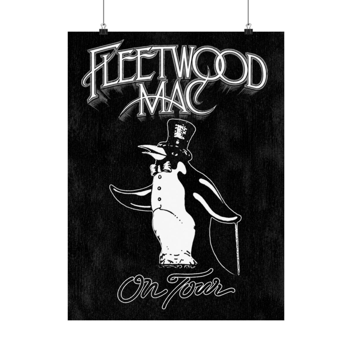 Fleetwood Mac Beveled Penguin Poster - alternate angle 1, merchandise