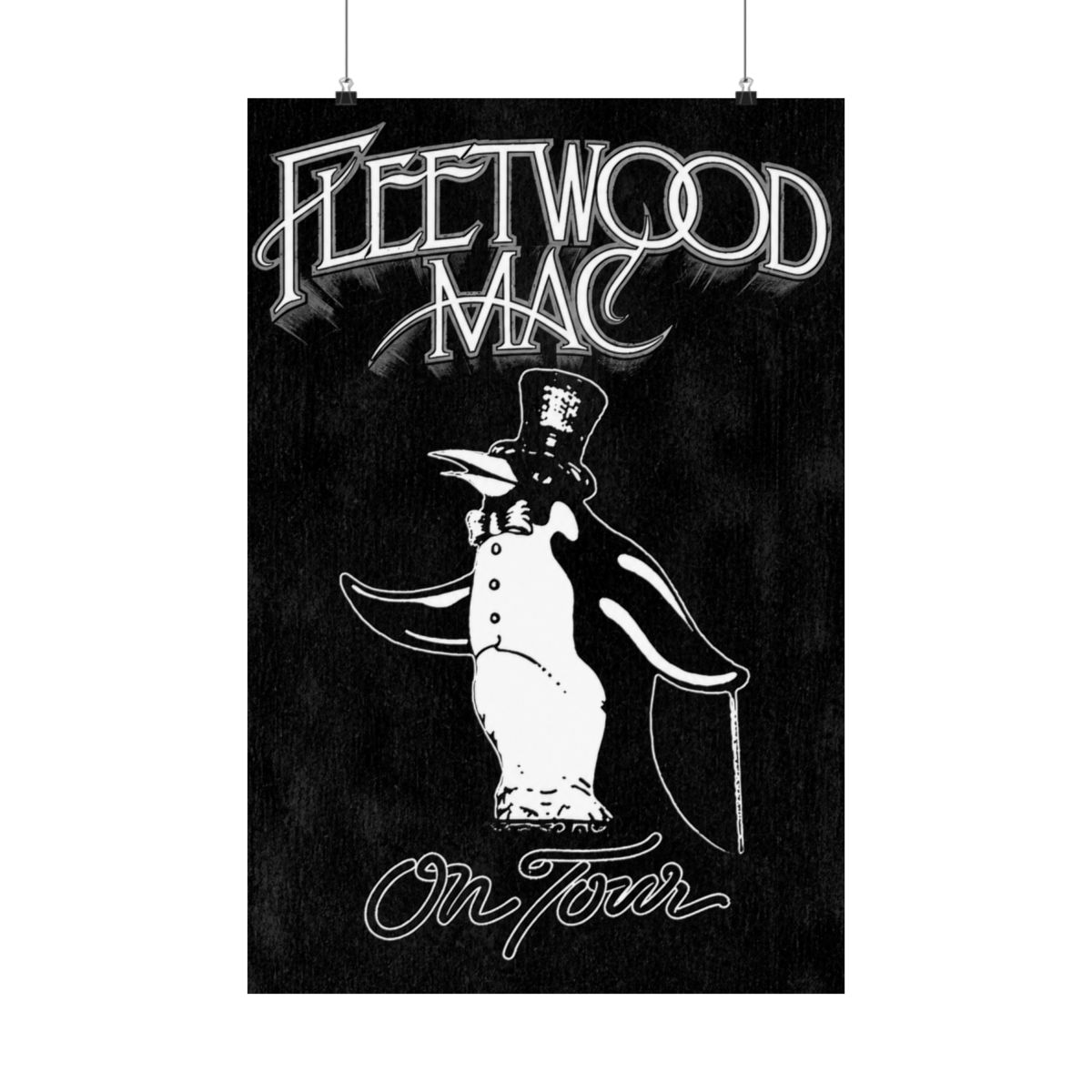Fleetwood Mac Beveled Penguin Poster
