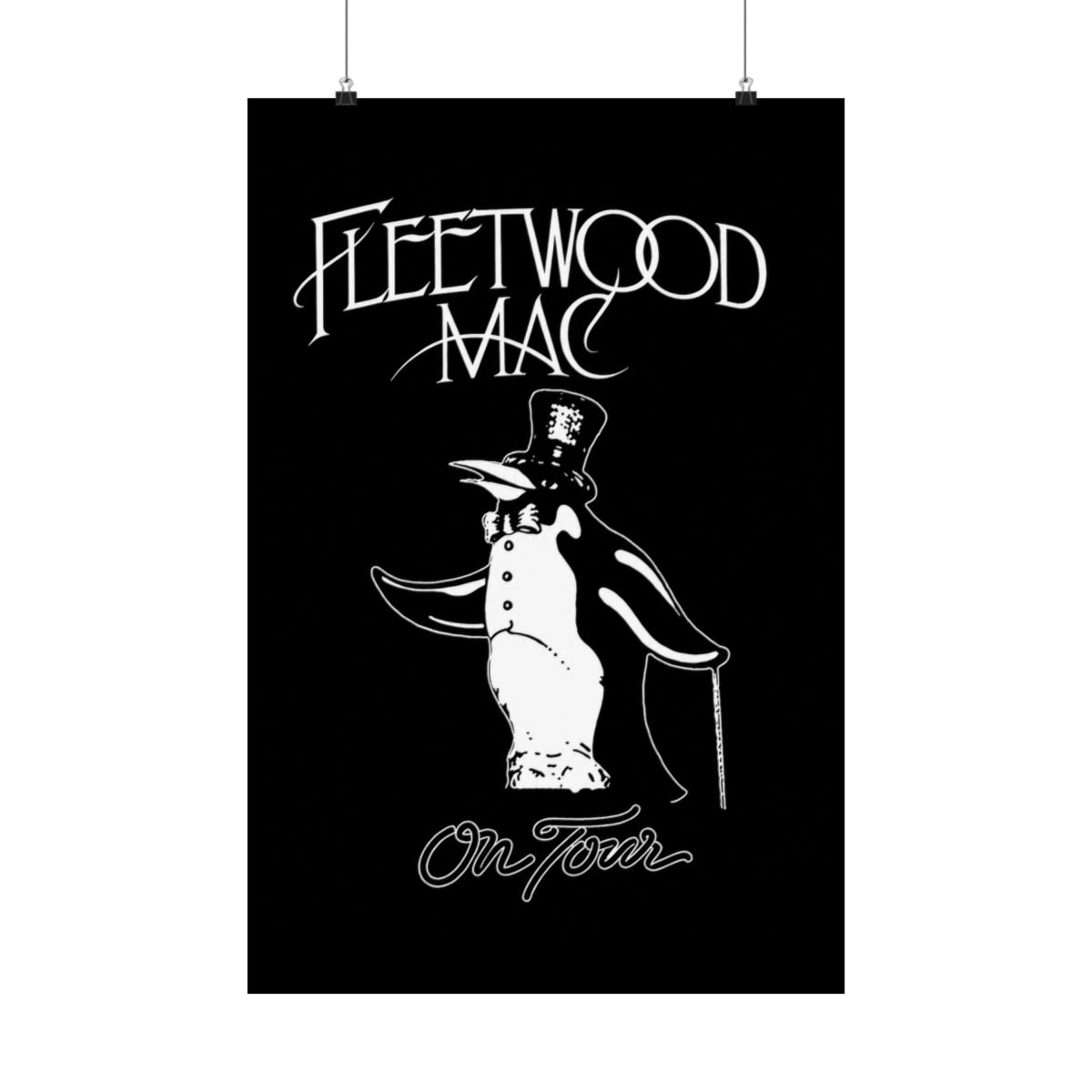 Fleetwood Mac Classic Penguin Poster